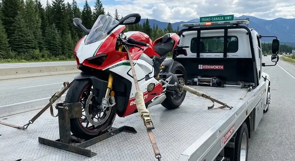 Windsor motorcycle tow truck service