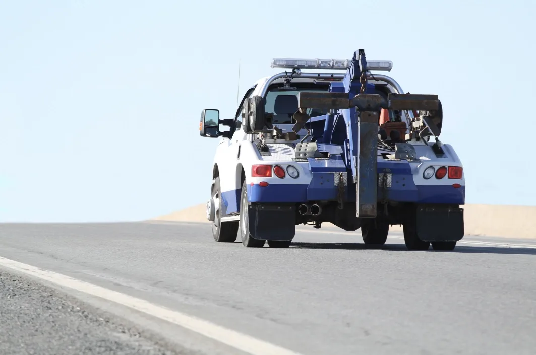 Windsor wrecker tow truck on the roadside